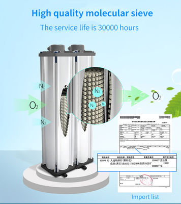 Ecoの噴霧器の可動装置を持つ友好的な病院の酸素のコンセントレイター5L ODM OEM