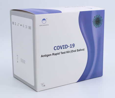 口頭唾液テストCovid-19抗原急速なテスト キット95%の感受性1の階段試験