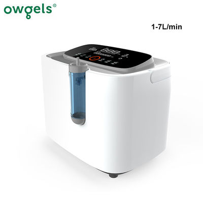 プラスチック白い7L酸素のコンセントレイターの家は220V携帯用酸素を使用し機械を作り出す