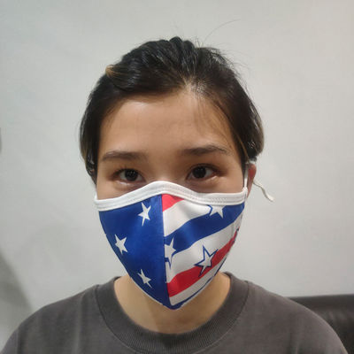 通気性の洗濯できる再使用可能な銅イオン生地のマスクの綿物質的な24*14cm