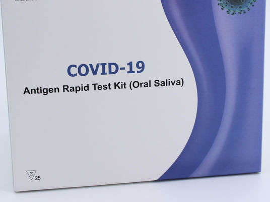 OEM Covid-19の抗原白い紫色箱が付いている急速なテスト キットのPharyngealテスト