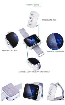 650nmダイオード レーザー療法の腕時計は中心の頭脳レーザーの治療上の器具を保護する