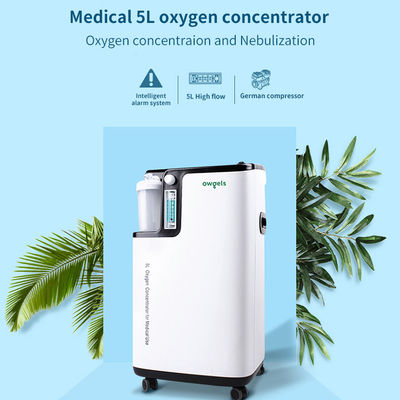 低雑音のOwgels 5Lの酸素のコンセントレイター96%の高い純度の医学等級